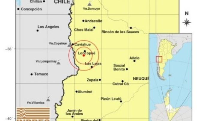 Fuerte sismo con epicentro en Neuquén se hizo sentir en San Juan