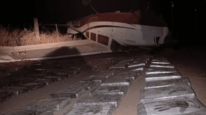 Se estrelló una avioneta que en su interior transportaba 324 kilos de cocaína