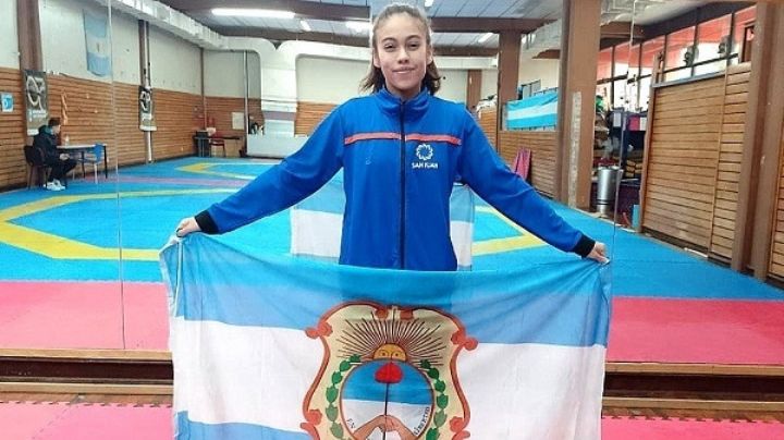 Marisela, la calingastina taekwondista promesa del deporte sanjuanino