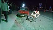 Feroz choque en Zonda dejó a un motociclista gravemente herido