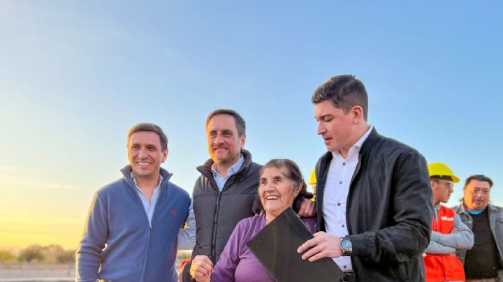 Cabandié viajó a San Martín para recorrer la futura 'plaza sustentable'