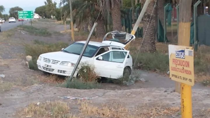 3 ladrones chocaron en San Martín y robaron un auto para escaparse