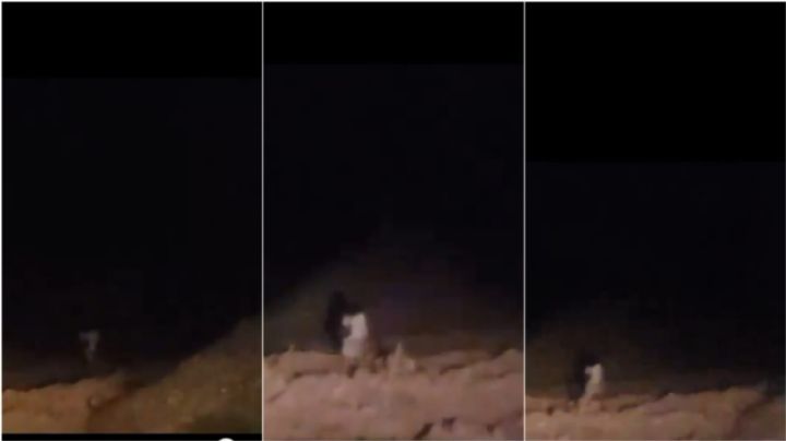 ¿Es un fantasma? el aterrador video que grabaron en un cementerio