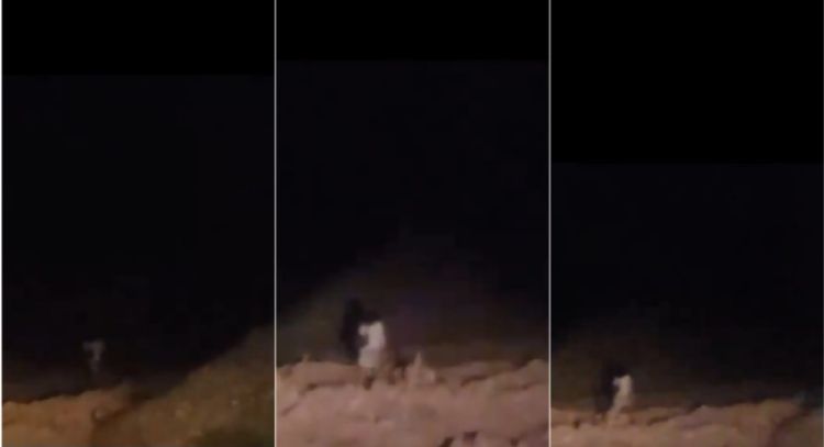 ¿Es un fantasma? el aterrador video que grabaron en un cementerio