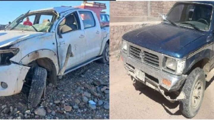 Dos vehículos protagonizaron un fuerte choque en Calingasta