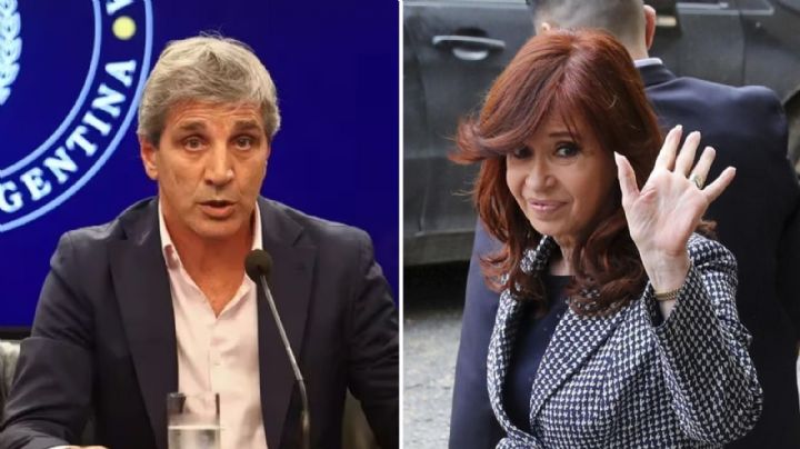 Cristina a Luis Caputo: 'Solo en un país con este Poder Judicial usted puede volver a ser funcionario público'