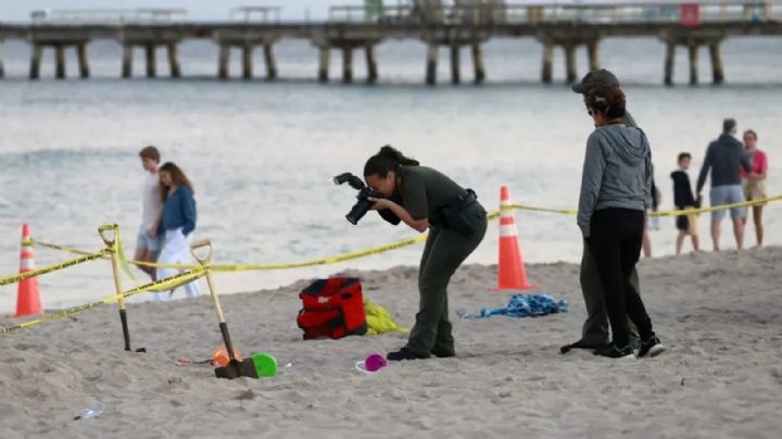 Una niña murió atrapada en un agujero de arena