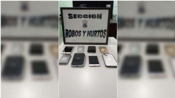 'El terror' de los iPhone fue detenido con 8 celulares de alta gama, robados