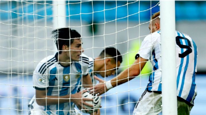 En la última jugada, Argentina rescató un punto con Paraguay