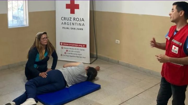 Cruz Roja lanzó capacitaciones y pronto comenzarán a impartirlas