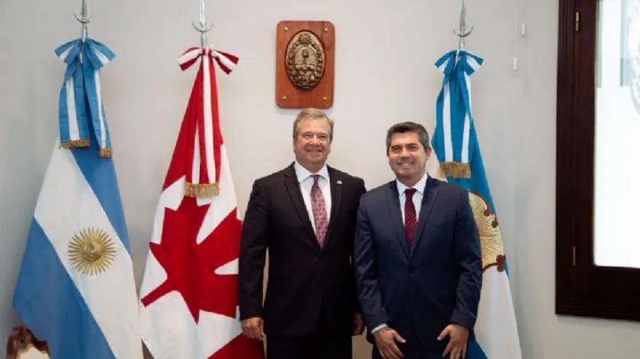 Para hablar de minería, el embajador de Canadá visitó a Orrego