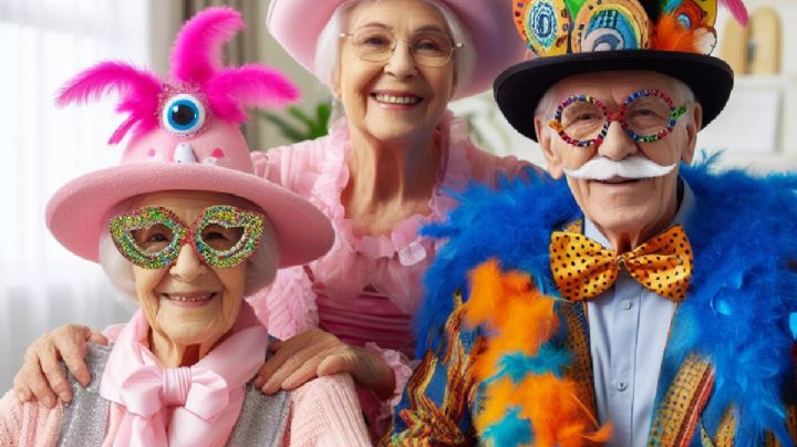 Un municipio organizó un carnaval para el adulto mayor