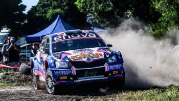 El sanjuanino Pastén ganó y se metió en la historia del rally argentino